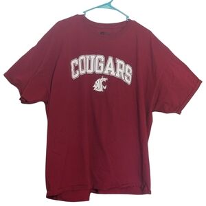 3XL Washington State Cougars Maroon Graphic Tee